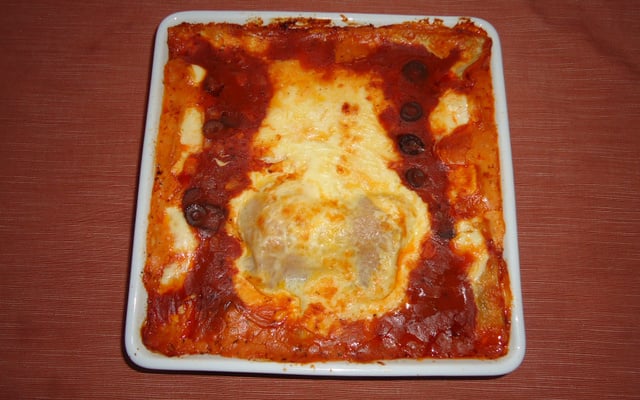 Lasanha quatro queijos