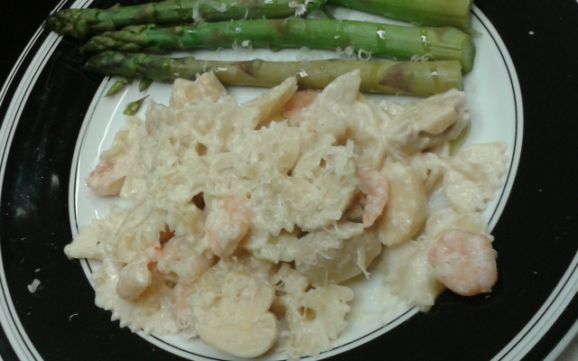 Farfalle au vin blanc en 15 minutes