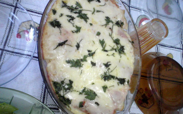 Espaguete à parmegiana