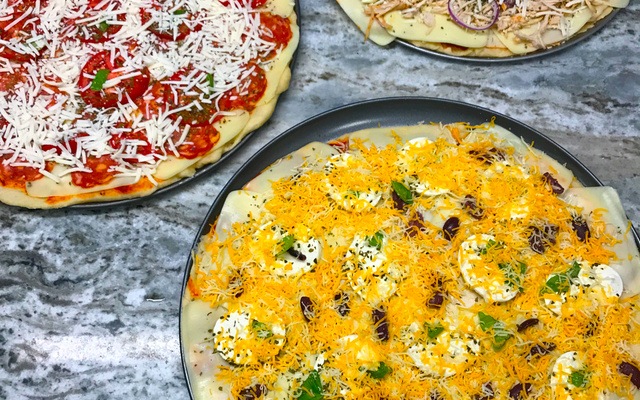 Massa de pizza rápida e fácil