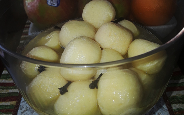 Doce de queijo em calda