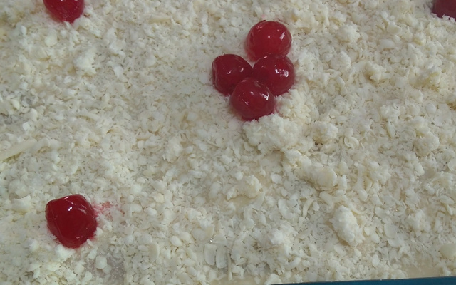 Pave de chocolate branco da Mamãe.