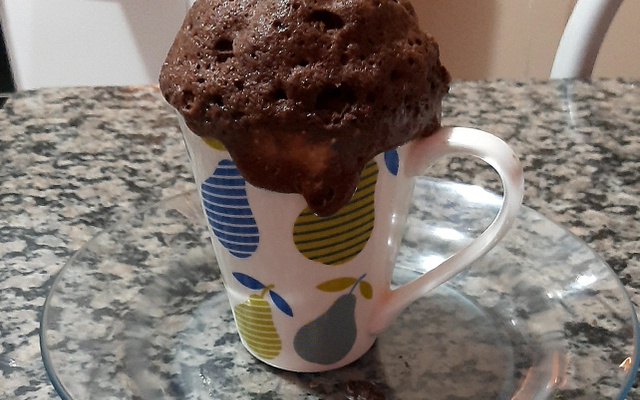 Bolo de caneca salgado