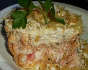 Patê especial em camadas