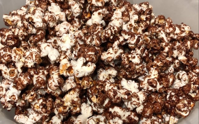 Pipoca de chocolate