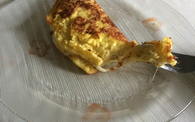 Omelete falso "requelete"