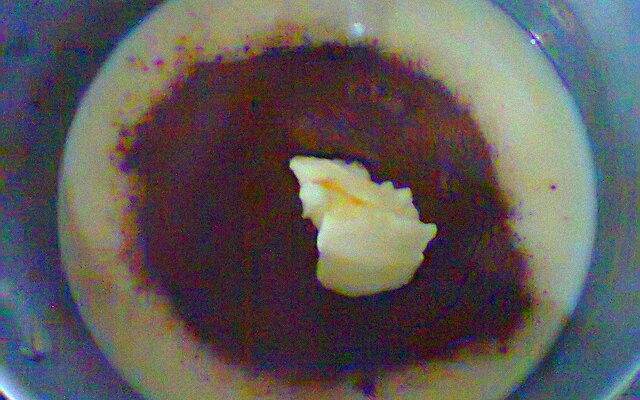 Brigadeiro de panela com frutas