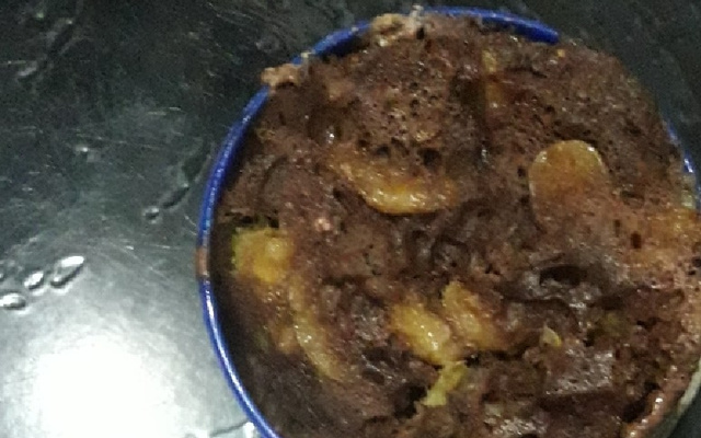 Bolo de caneca sem leite e sem fermento