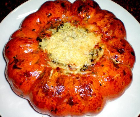 Carne seca na moranga com cream cheese