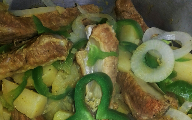 Costelinha com batata