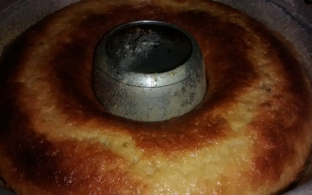 Bolo de fubá econômico