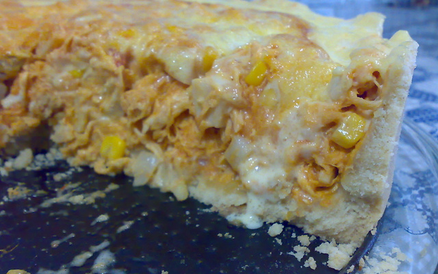 Torta de frango com palmito