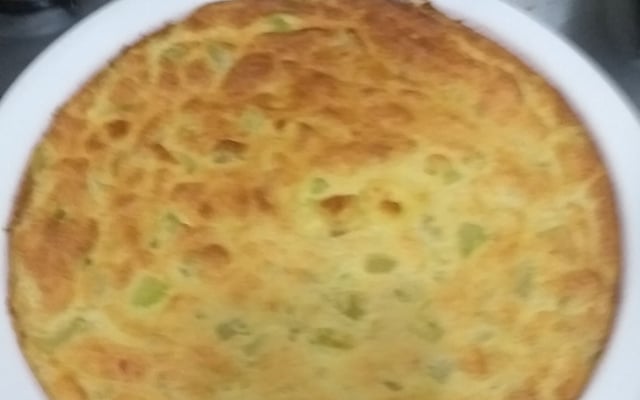 Suflê de chuchu delicioso