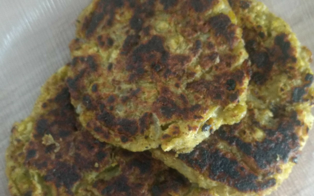 Hambúrguer vegetariano de ervilha