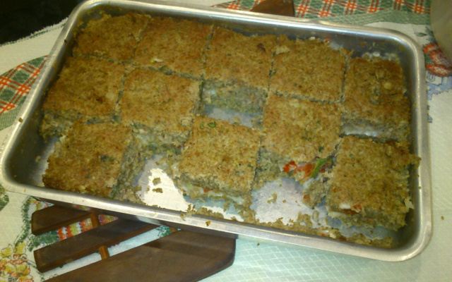 Quibe de forno recheado