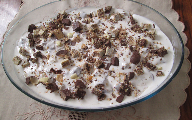 Pavê de bombom da Adri