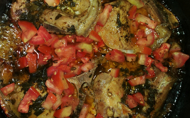 Bisteca suína na panela de pressão