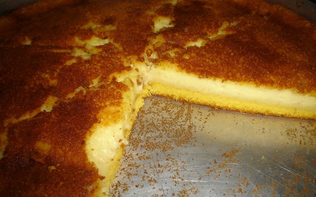 Bolo de fubá cremoso