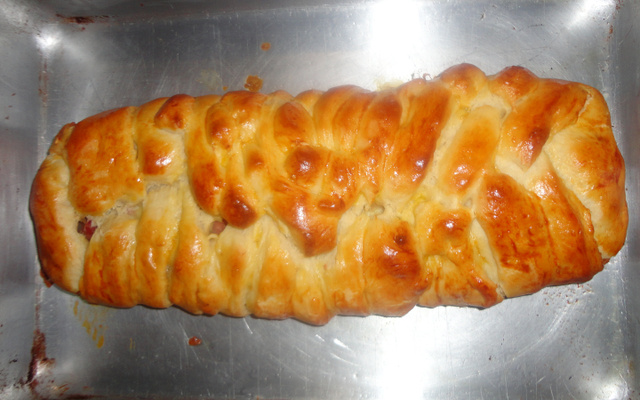 Pão de batata recheado