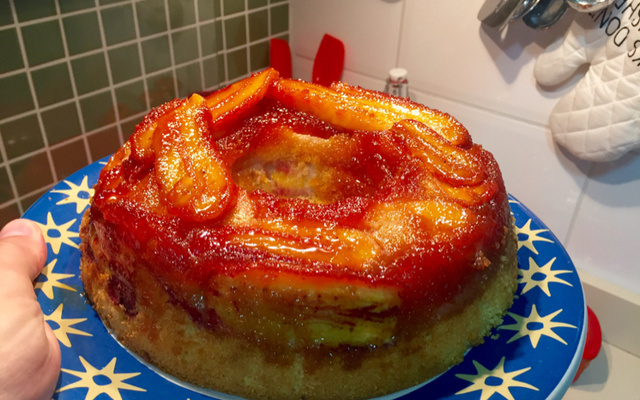 Torta de banana fácil