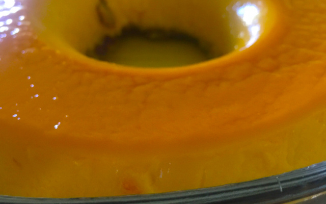 Pudim delicioso de leite condensado