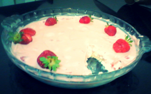 Sobremesa de morango