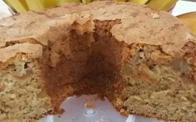 Bolo de maçã e iogurte
