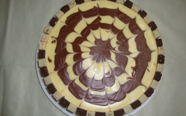Torta de chocolate branco
