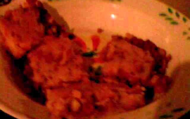 Torta de carne de soja