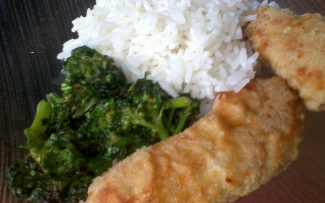 Filé de frango à milanesa sem fritura