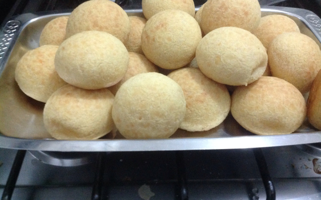 Pão de queijo especial com polvilho e fécula