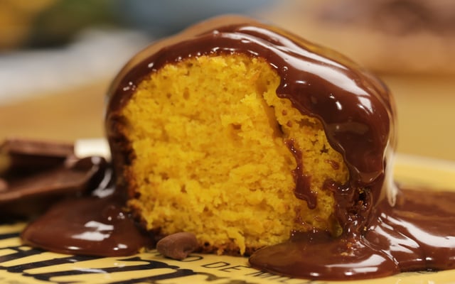 Bolo de cenoura fofinho