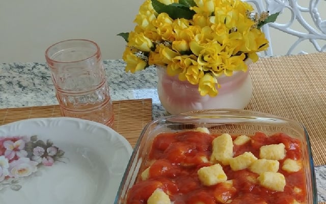 Nhoque de batata prático