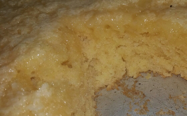 Bolo de fubá cremoso