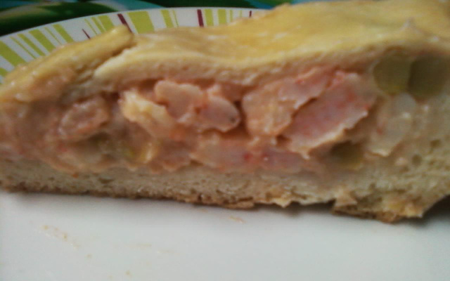 Torta de camarão Emeliza