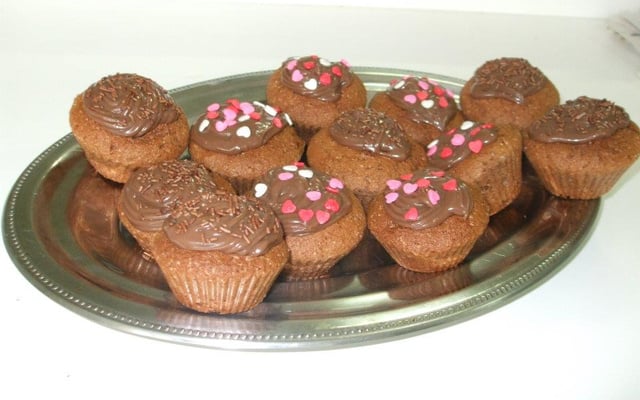 Cupcake de chocolate