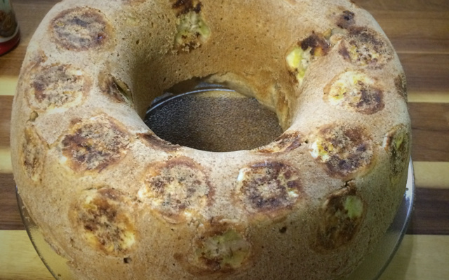 Bolo de banana diet