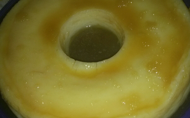 Pudim de micro-ondas