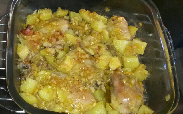 Frango de microondas