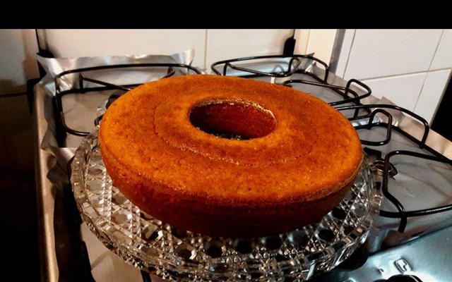 Bolo de cenoura Sanclair