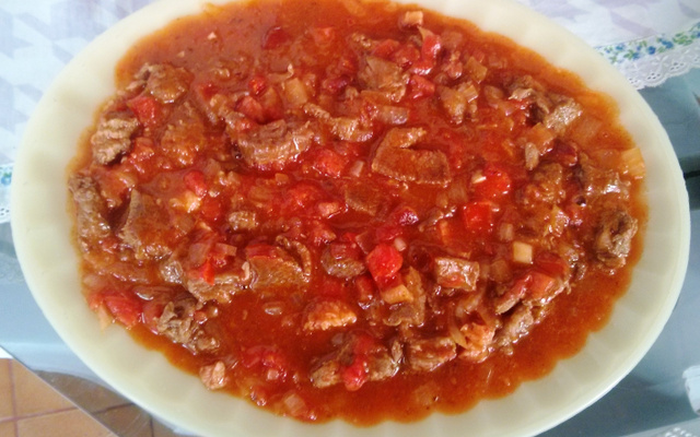 FIlé mignon em cubos