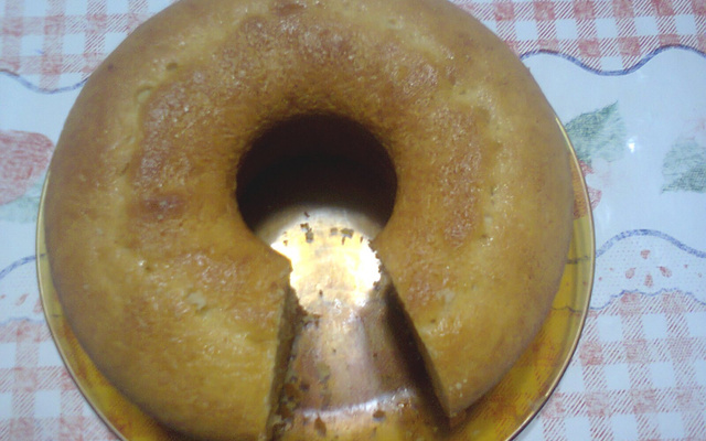 Bolo de baunilha