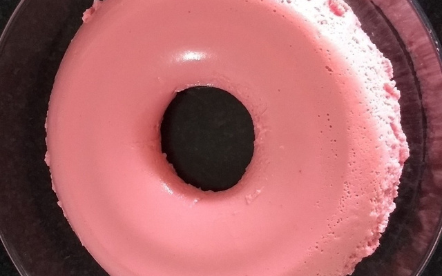 Pudim de framboesa fácil