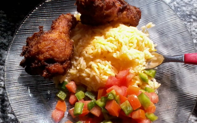 Frango frito no trigo