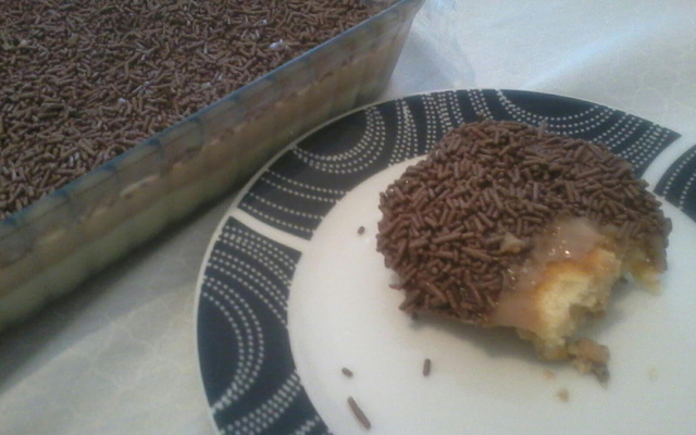 Pavê de limão e chocolate