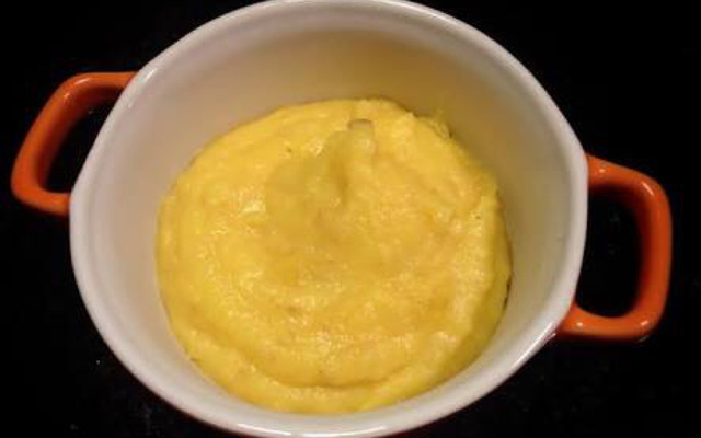 Creme de batata baroa com ricota