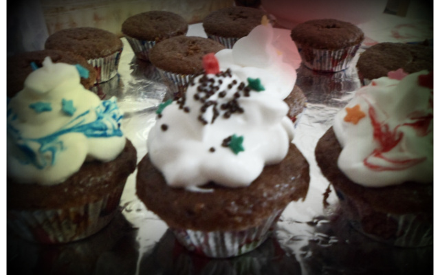 Cupcake fácil de chocolate