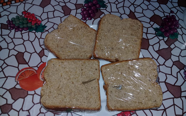 Pão integral na máquina de pão