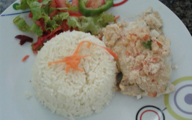 Filé de linguado ao forno