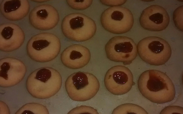 Biscoito amanteigado de goiabada